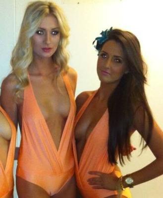 Blonde promo girl from Belfast