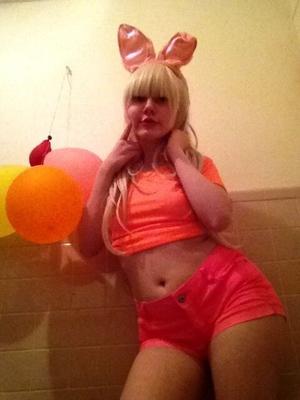 Bunny likes to eat cupcakes and egg noodles because they make he
