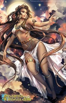 セクシーな異教徒の女神