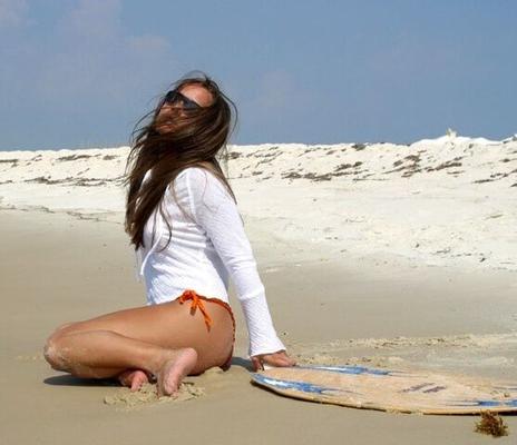 Fille de plage...