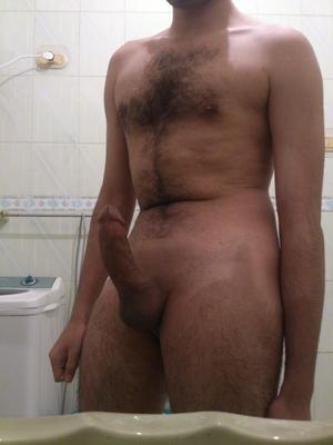 dans la salle de bain