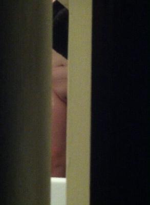 Chubby teen voyuer