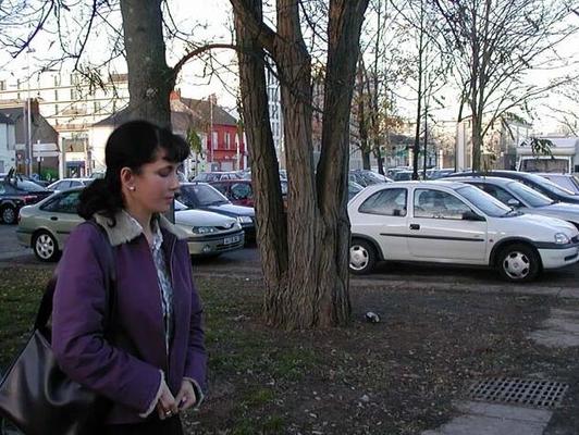 Nadine francesa - 161 - cogida en tienda de papelería