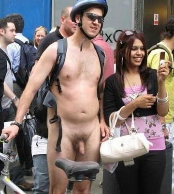 CFNM posing at WNBR