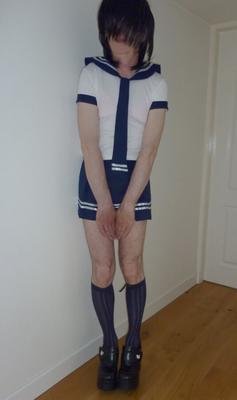 Colegiala japonesa cosplay