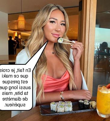 French caption (francais) bouffe et petite bite