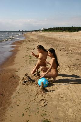 Kamilla / Lydia / Donita russian teen playing in water