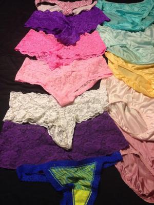 Mi pequeña colección de bragas que uso.
