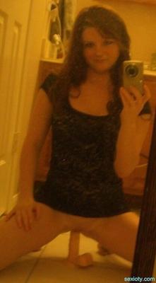 brunette and redhead teen