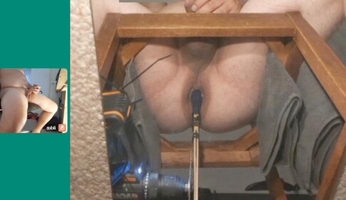 Chub met neukmachine