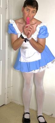 Marky es una cintura de bragas Sissy