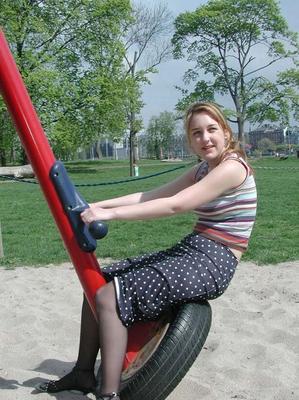 Brigitte allemande en collants (Spielplatz)