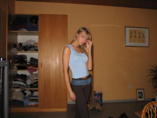 Femme blonde amateur