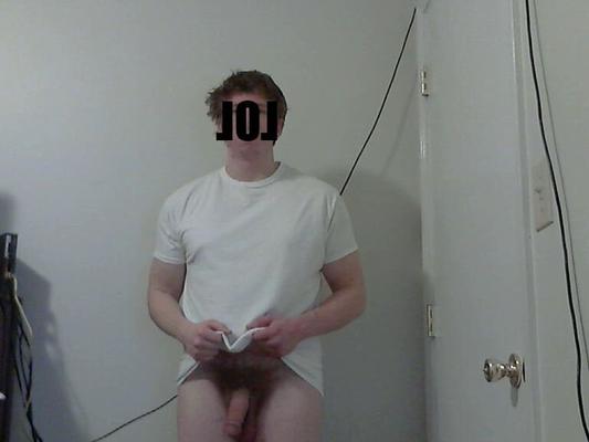 Amateur vor und nach dem Spielen mit dem Penis