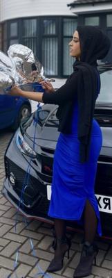 Cachonda joven bangladesí hijabi