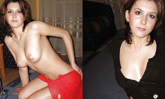 Dressed and undressed.