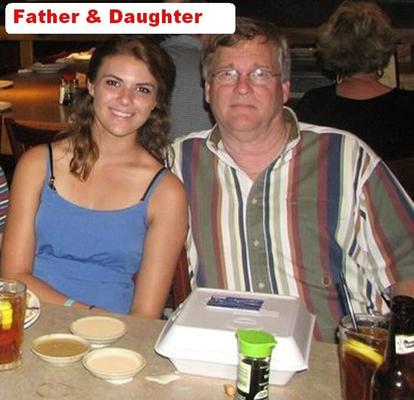 Faux père et fille