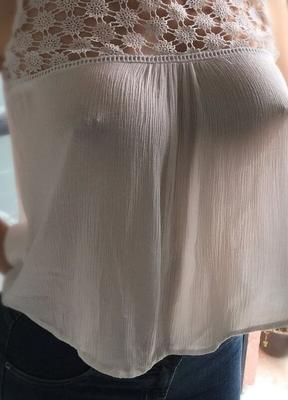 Tits dreams with and without white top.