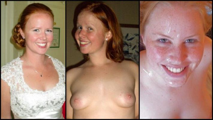 Adorável Minnesota Redhead Jackie leva gozada - vestida / despida