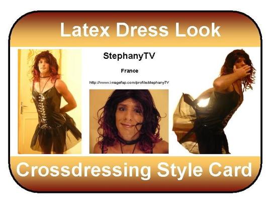 Crossdressing Style Cards (CSC) StephanyTV フランス