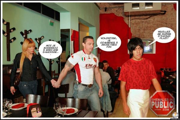 la sortie au resto - french story