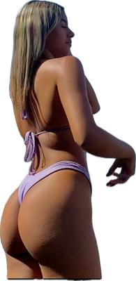 Latina Cute Big Butt Stickers 1540