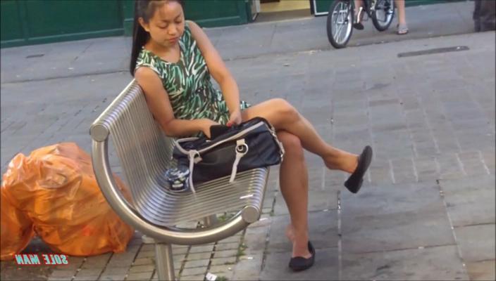 Asian Shoeplay and Dangling