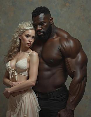 don't touch black men's blonde girls