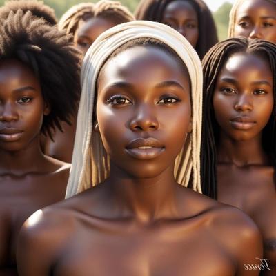 ネイティブアフリカの女性