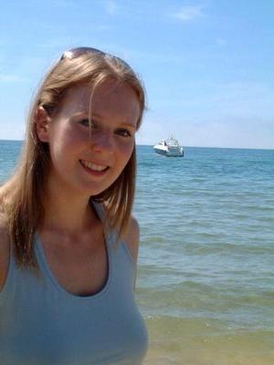 Jessica on the beach