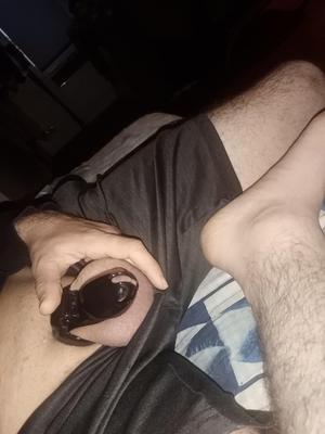 Greg In Chastity And Shorts Smooth Shoots!