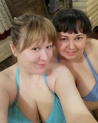 Russian woman in bikini 