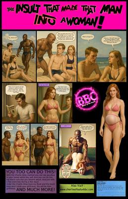 The insult that made that man into a woman (C. Atlas TG parody)