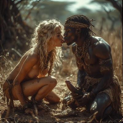 White female slaves in Africa