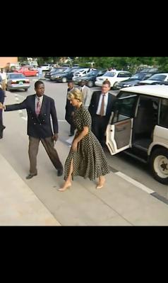 Royal Princess Diana visit Africa 