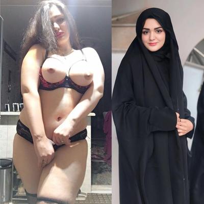 Des putes iraniennes hijabi exposées