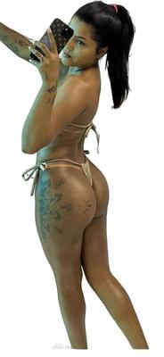 Latina lindas pegatinas grandes de trasero