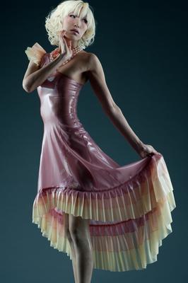 Asiatique, manque, nylons