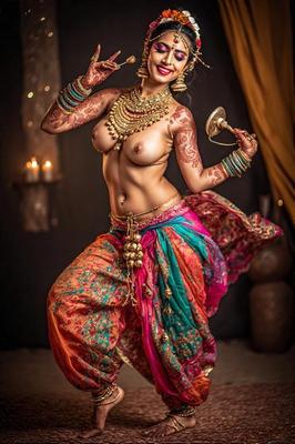 Women of Quanzar Nautch Dancers