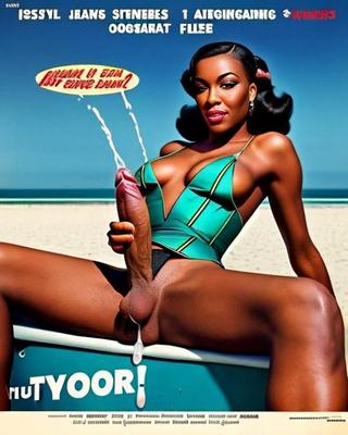 African beach poster s Trans