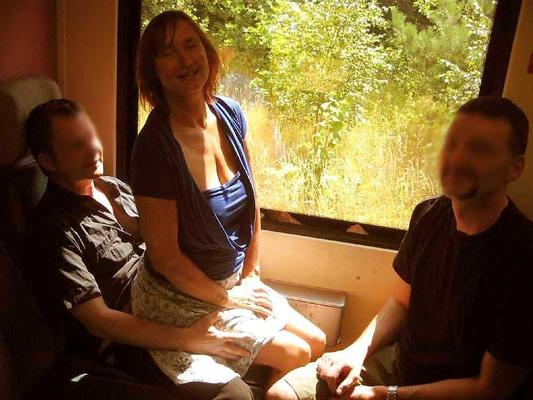 Groped Mature Train